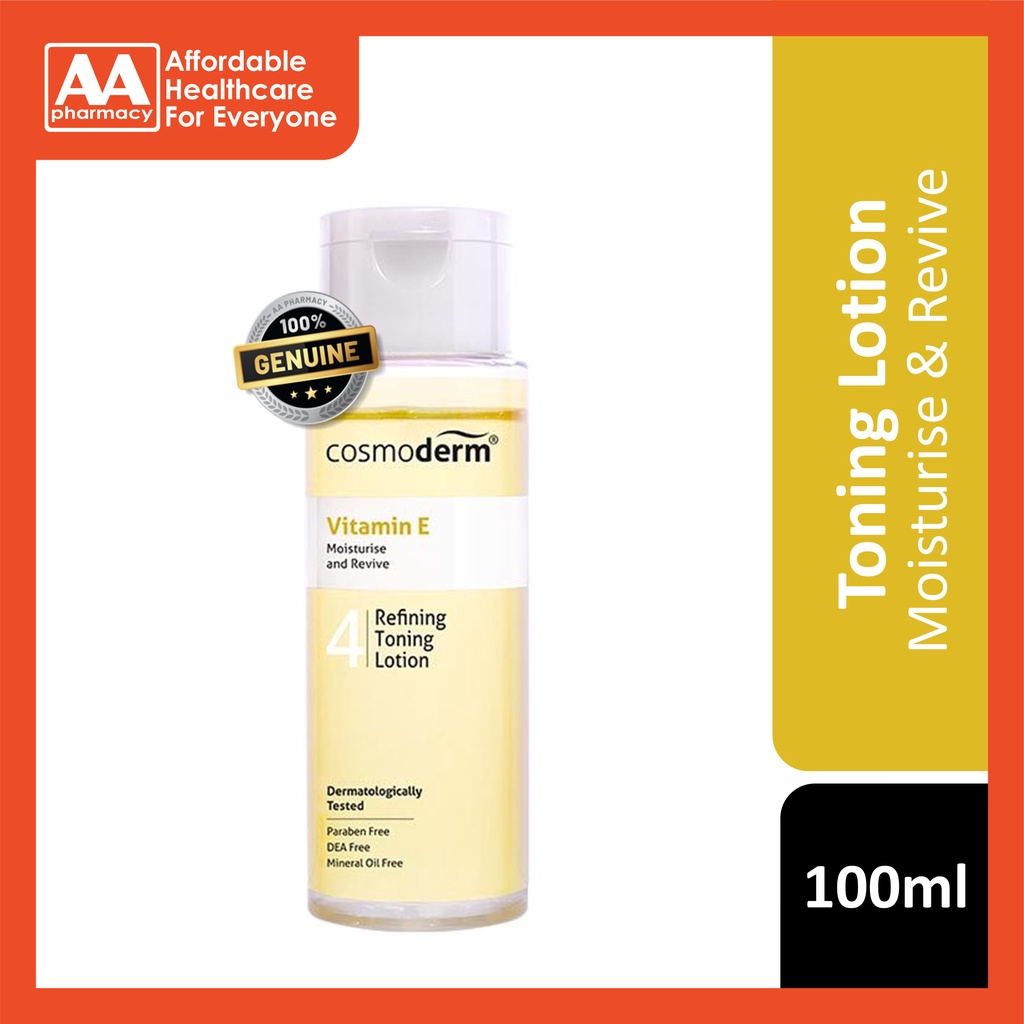 COSMODERM VITAMIN E REFINING TONING LOTION 100ML Shopee Malaysia