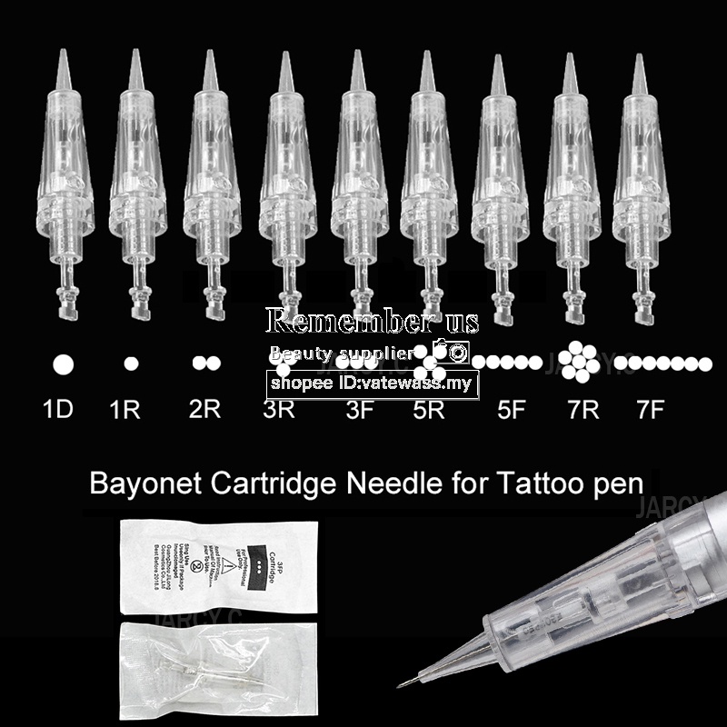 【Available✈Shipped within 24 hours】1pcs disposable permanent makeup Cartridge needles Bayonet Tattoo gun 1RL/3RL/5RL for digital eyebrow/lips/eyeliner machine