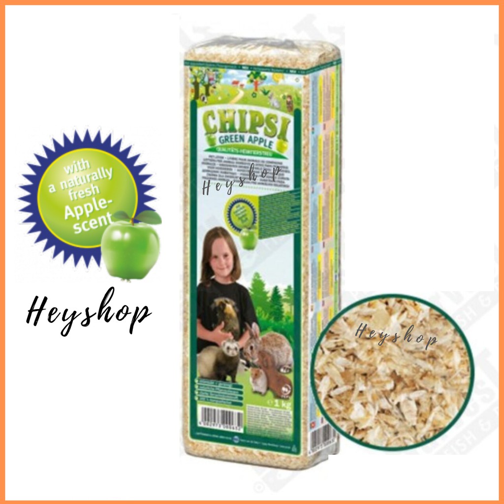 Chipsi Hamster Bedding Apple 1kg (15L) Wood Shaving / Chips Shopee