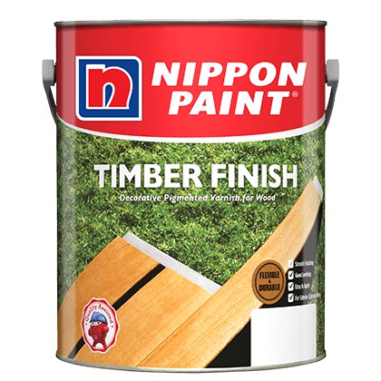 1L NIPPON Timber Finish Wood Kayu  Varnish  Gloss Clear 