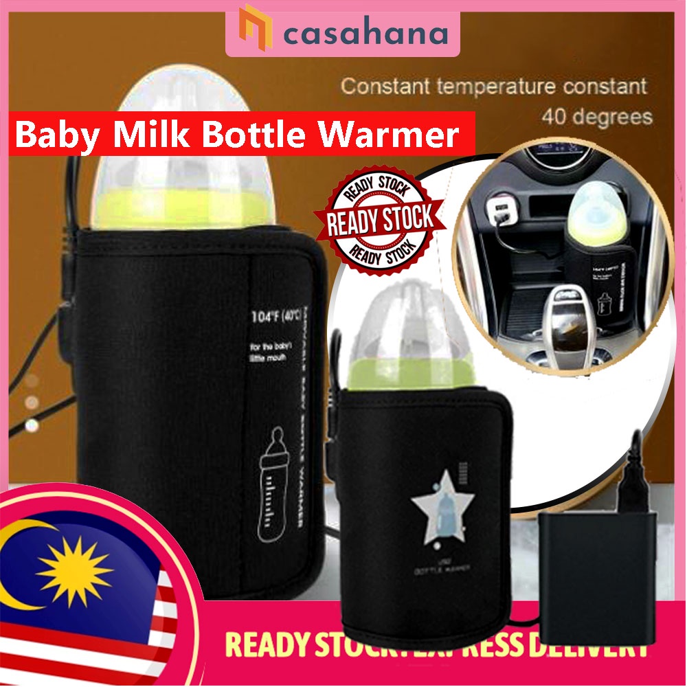 🔥USB BABY BOTTLE WARMER🎖️🔥 40 ℃ Portable Pemanas Botol Susu Bayi Travel