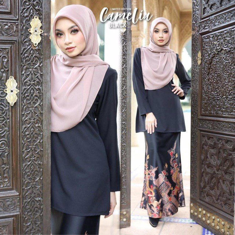 BAJU KURUNG MODEN CORAK BATIK CAMELIA MINI KURUNG NURSING BAJU KURUNG MODEN CORAK BATIK CAMELIA MINI KURUNG NURSING