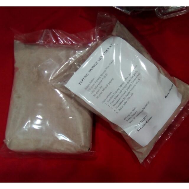 1kg Tepung Kek Sponge Mix Coklat Tepung Kek Segera Shopee Malaysia