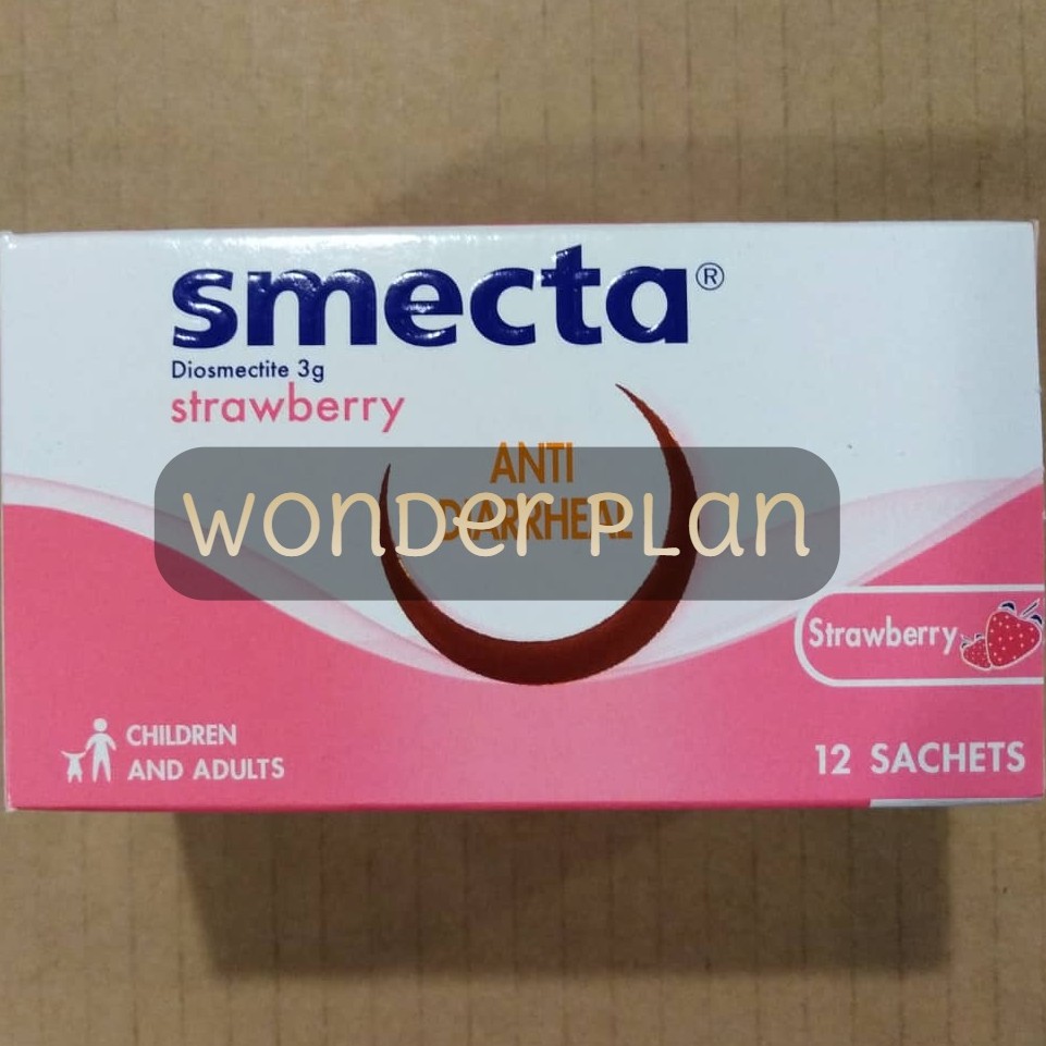 Smecta Strawberry AntiDiarrheal 3g x 12 Sachets Shopee Malaysia