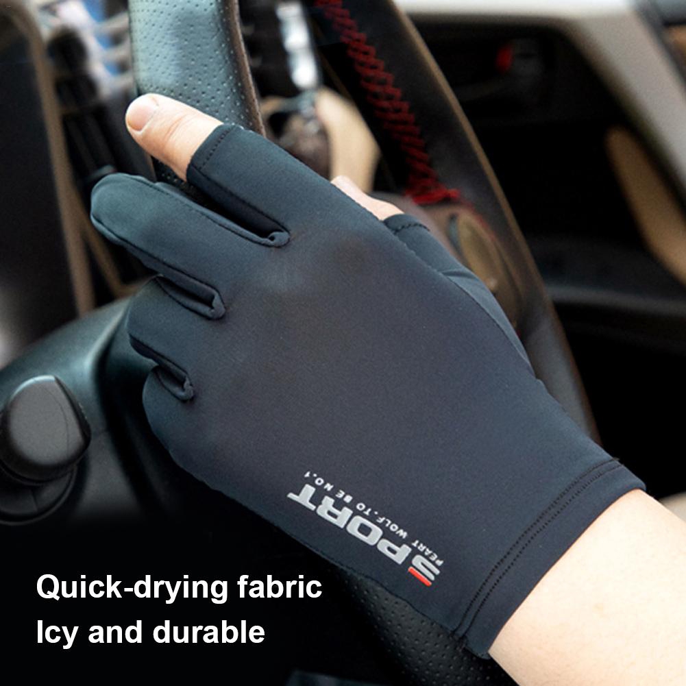 driving sun protection gloves