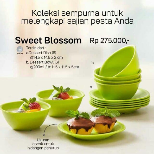 Tupperware Sweet Blossom Shopee Malaysia