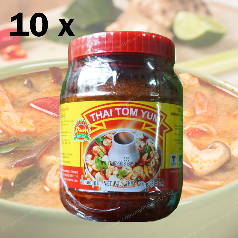 Ready Stock Borong 10 900g Tomyam Paste Thai Tom Yam Madam Pum Pes Tomyam Thai Shopee Malaysia