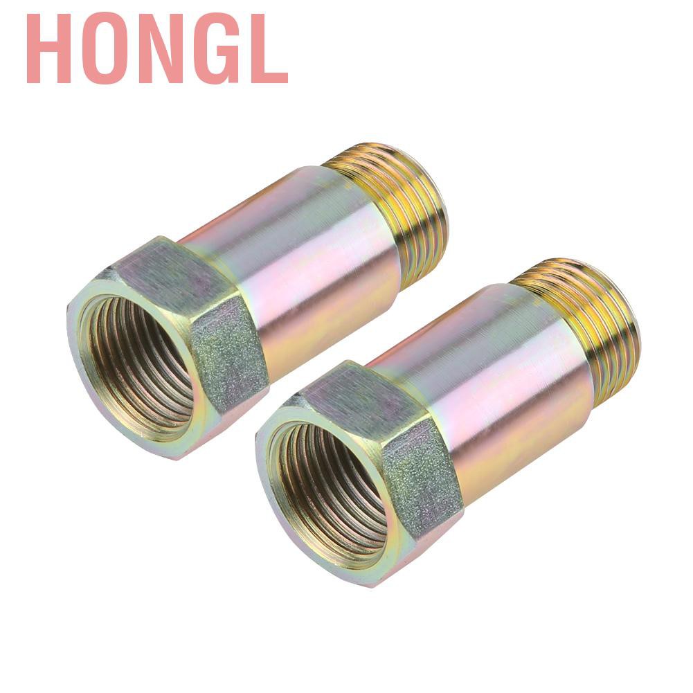 Purpose Multi Hongl 2Pcs 45mm M18*1.5 O2 Oxygen Sensor Extension Spacer Bungs Adapter Yellow Must - Image 3