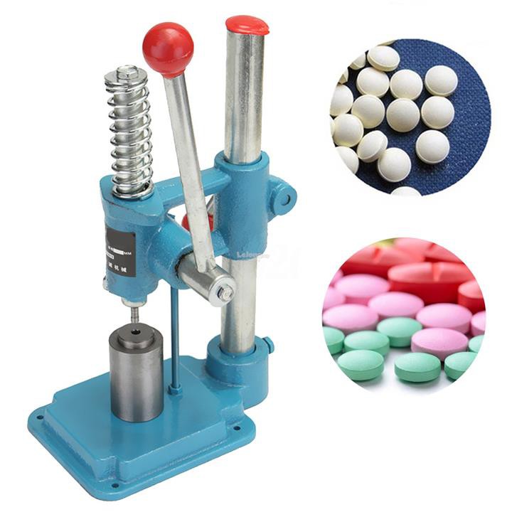 6/8/10mm Manual Tablet Powder Hand Pressing Press Machine Pill Punch Stamp Maker Medicine Making