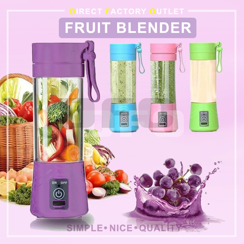 blender juice blender buah blender DFO Rechargeable Portable Mini Fruit