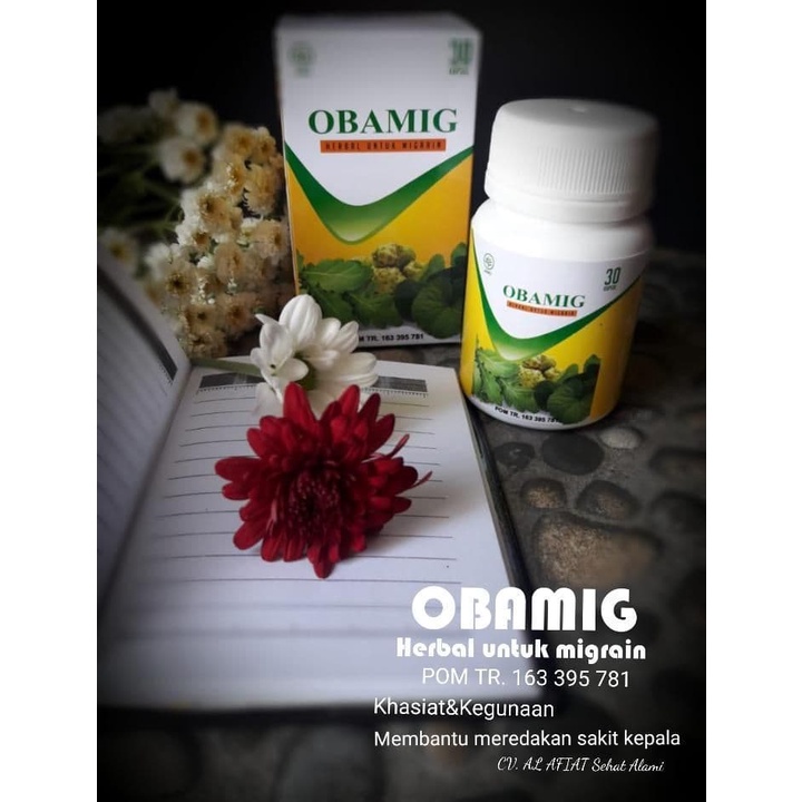 Obamig Herbal Medicine For Migraine Headache Vertigo Shopee Malaysia