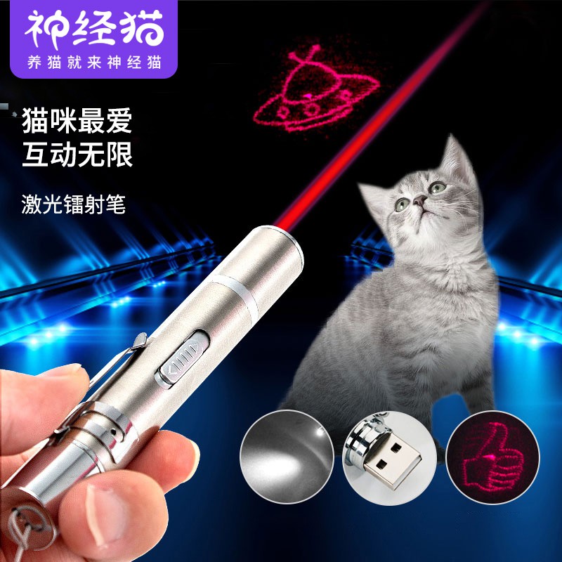 Laser cat stick infrared laser pointer laser lamp rechargeable selfHi