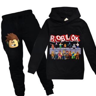 Ready Stocks Roblox Kids Hoodies Pants Suit For Boys And Girls Two Pieces Set Children S Shopee Malaysia - ost pants roblox