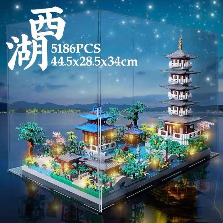 10％OFF】 ブロック東方神話~蓬莱仙閣~の模型組み立てブロック玩具 ...