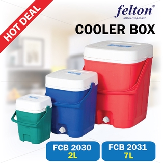 FELTON Cooler Box Ice Cooling Heating Food FCB2030 2L FCB2031 7L/Bekas Ais FELTON