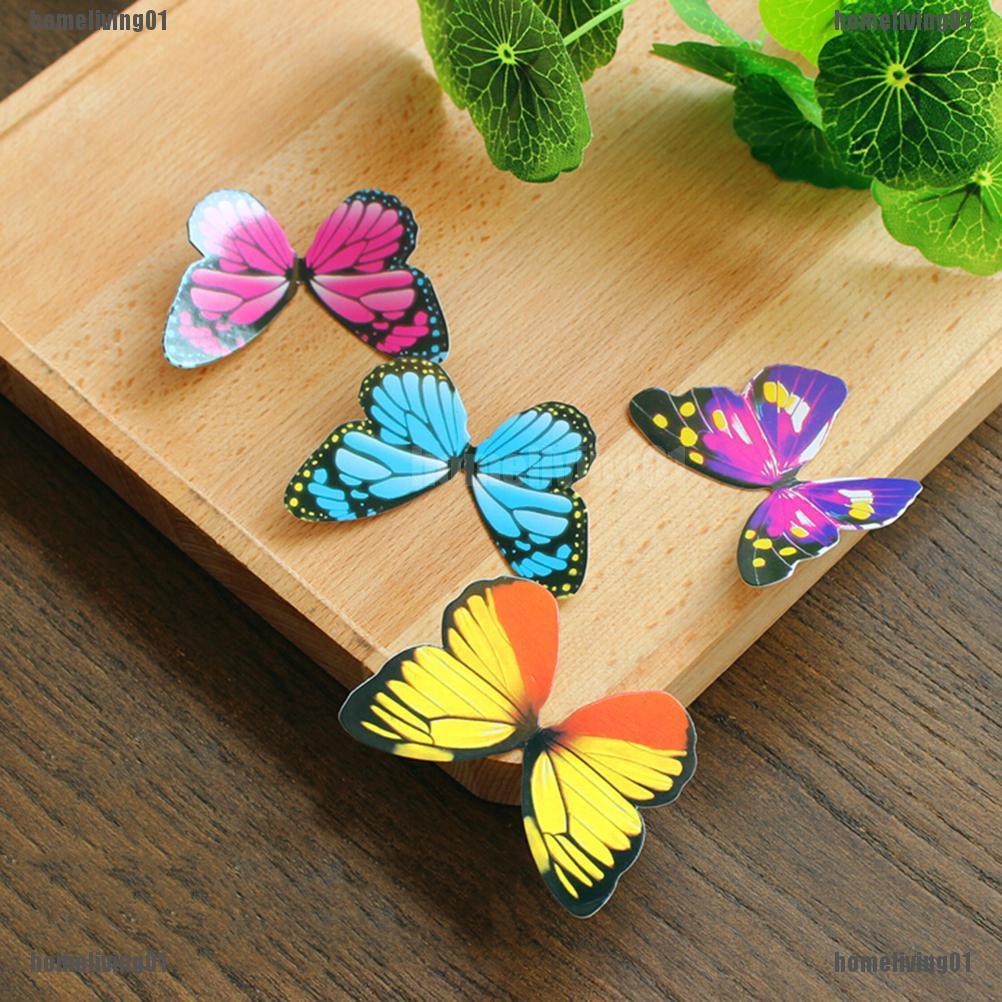 50x Butterflies Rainbow DIY Cupcake Fairy Cake Toppers Deco TDUK 