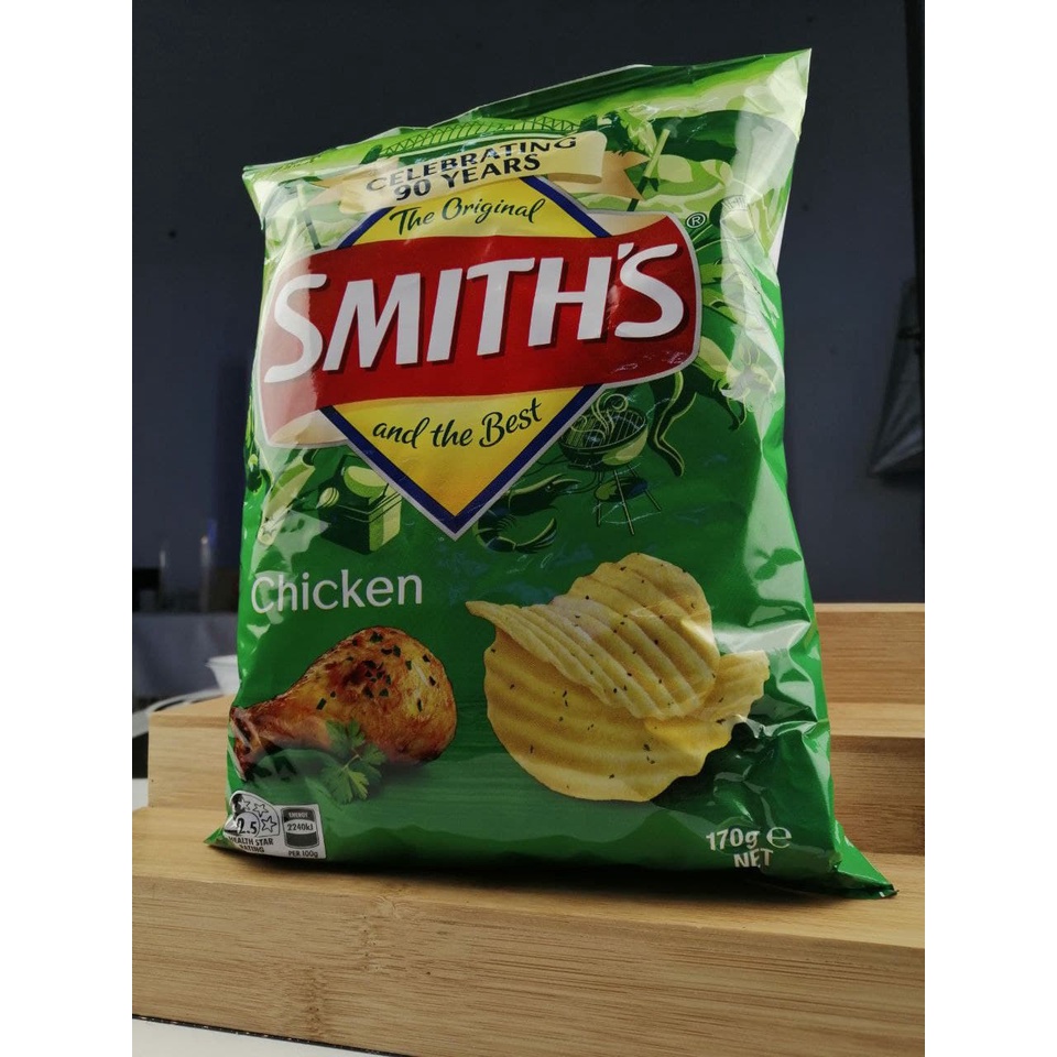 Smith’s Chicken Flavoured Crinkle Cut Potato Chips 170g Shopee Malaysia
