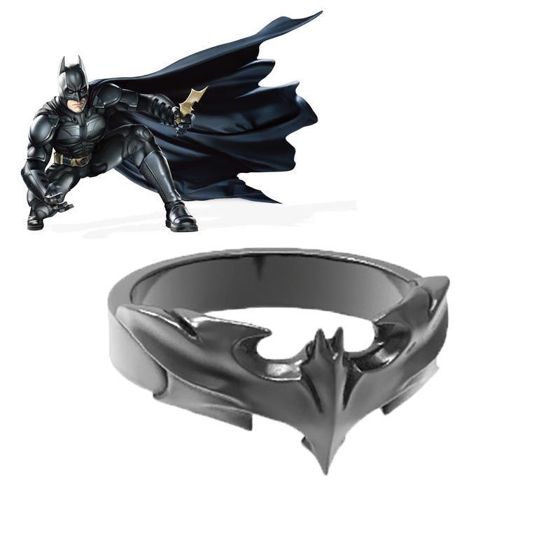 Justice League Dark Batman s925 Ring Personality Design Student Jewelry Ring Jewelry