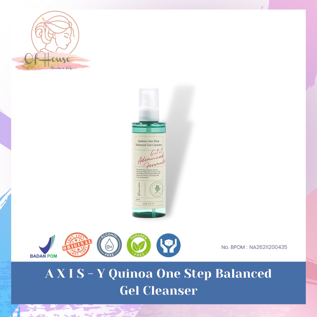 180ml AxisY Quinoa One Step Balanced Gel Cleanser Shopee Malaysia