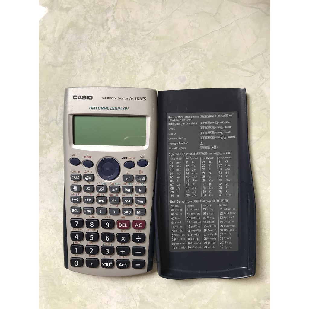 CASIO Scientific Calculator Model fx570ES With Cover Shopee Malaysia