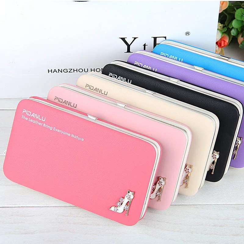 Pidanlu Wallet Women S Wallet Imported Original Korean Style High Heel Elegant Import Shopee Malaysia