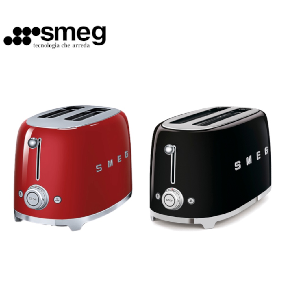 SMEG TSF01 2 Slice Toaster Bread Toaster Pembakar Roti 50's Retro Style Aesthetic Premium Design Smeg TSF-01RD 2-Slice