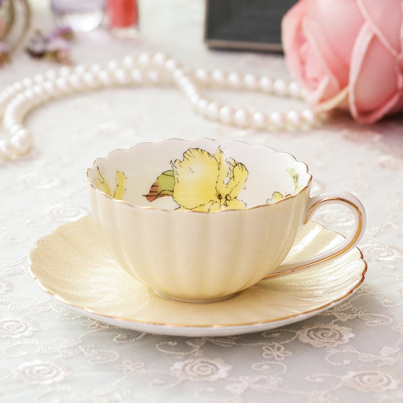 Porcelain English Tea Cup Set Tea Set English Style European Pink