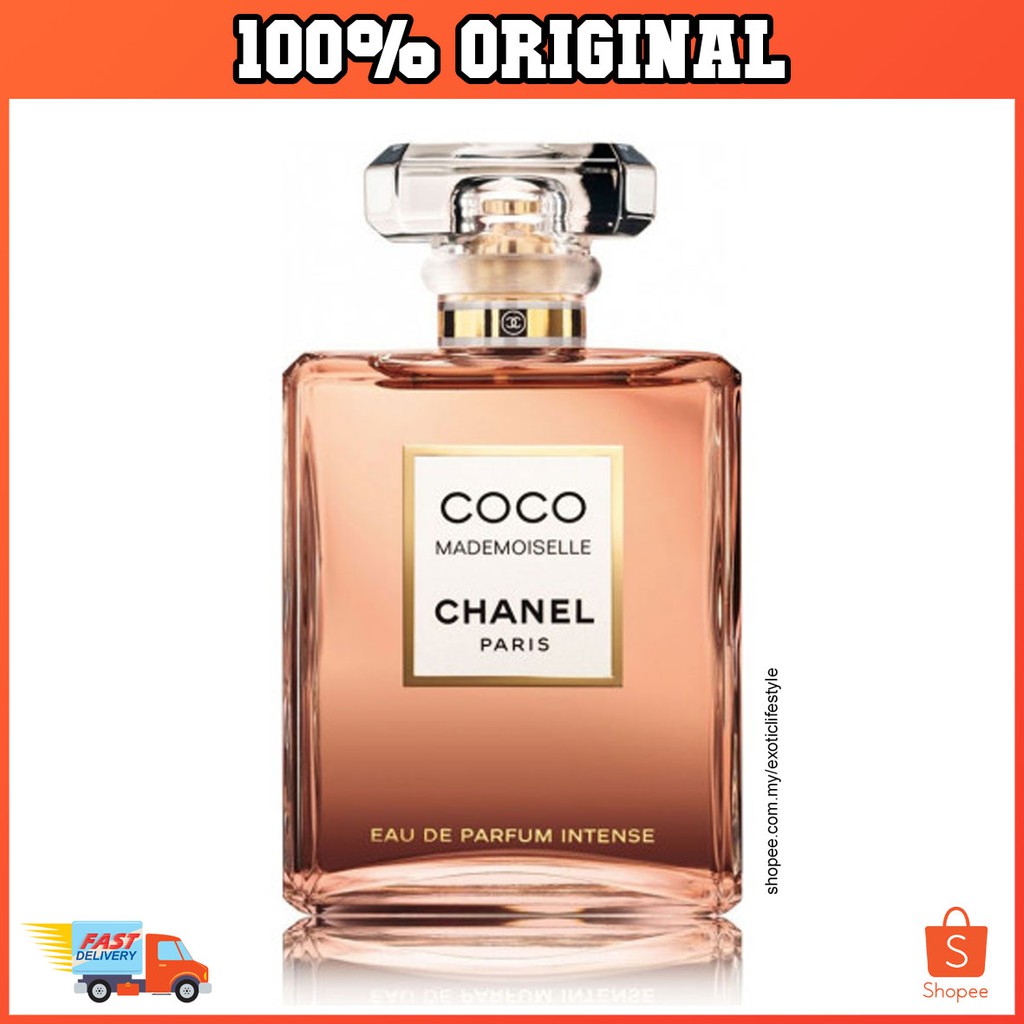 [100% ORIGINAL] Coco Mademoiselle Intense Perfume By CHANEL EDP Eau De ...