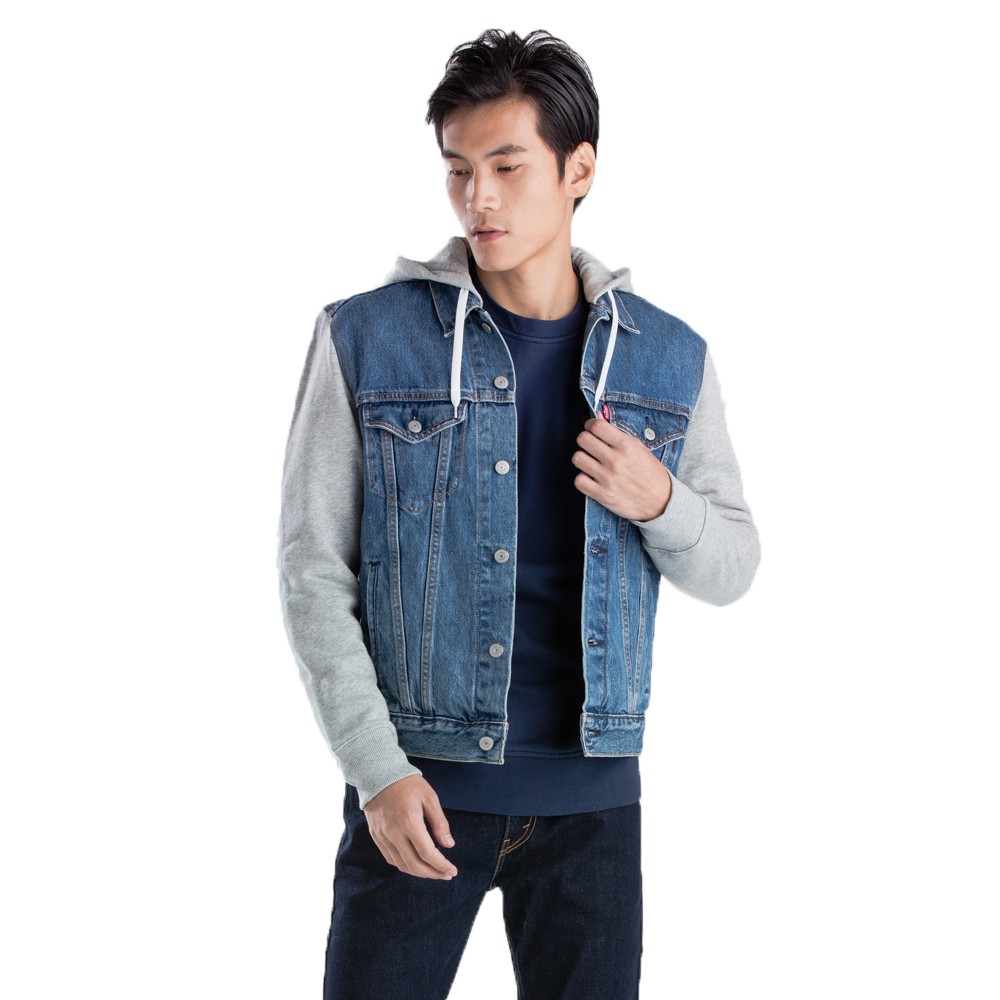 levis denim hoodie