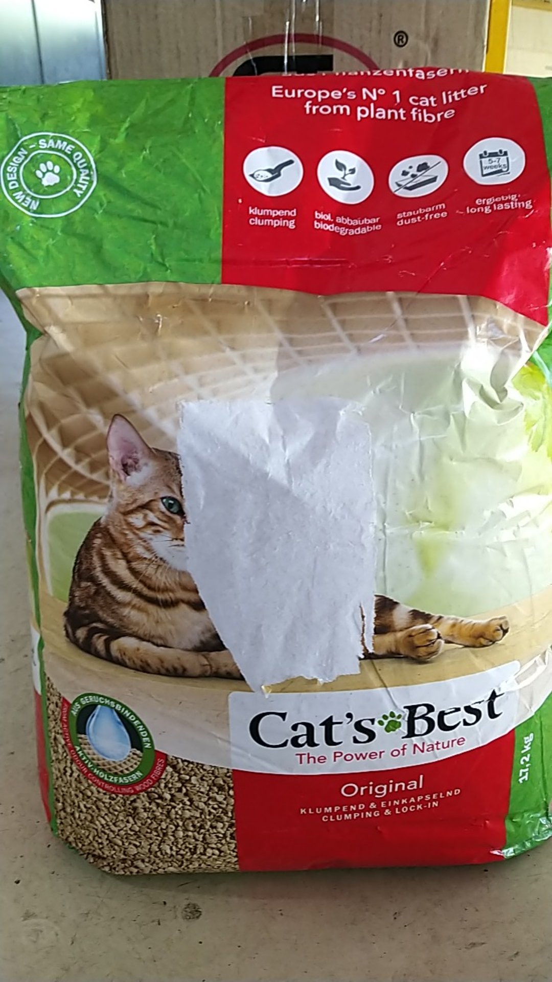 Cat S Best Oko Plus Cat Litter Organic Pine Wood Cat Litter 40l 17 2kg Shopee Malaysia
