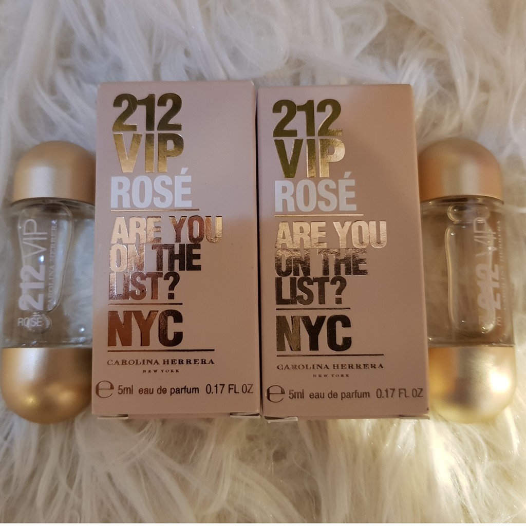 set carolina herrera 212 vip rose