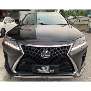 lexus rx270 rx350 2009 conversion new facelift 2013 2017 bumper trd f ...