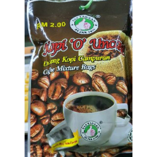 Kopi O Uncang Uncang Kopi Campuran Coffee Mixture Bags Cap Tangan Shopee Malaysia