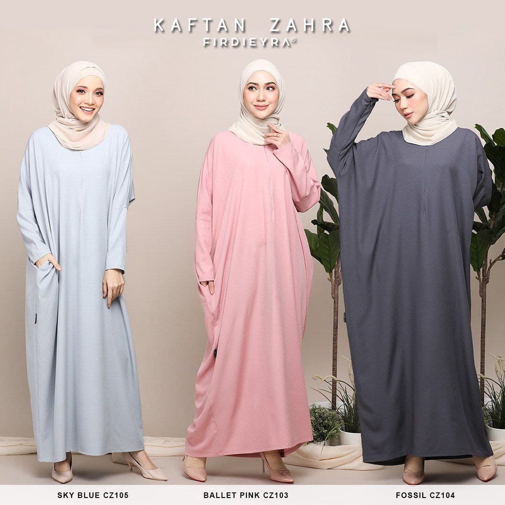 Kaftan Lengan Panjang Zahra By Firdieyra 