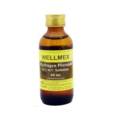 Wellmex Hydrogen Peroxide 6 W V Solution Exp 02 2022 Shopee Malaysia