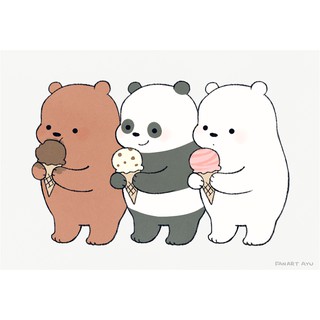 We Bare bears Cake Topper 001 | Shopee Malaysia