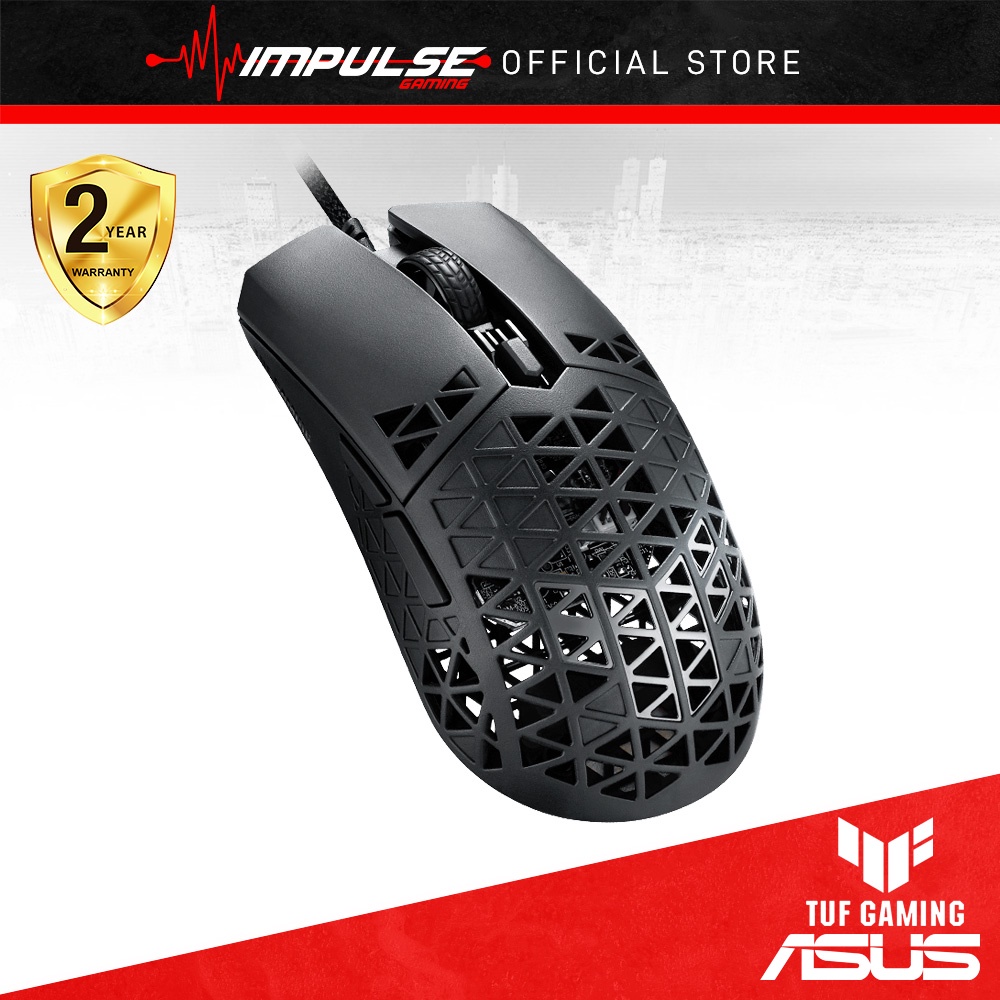 ASUS TUF Gaming Mouse M4 Air P307 Wired Gaming Mouse 16,000 dpi 6 Buttons Ultralight Air Shell