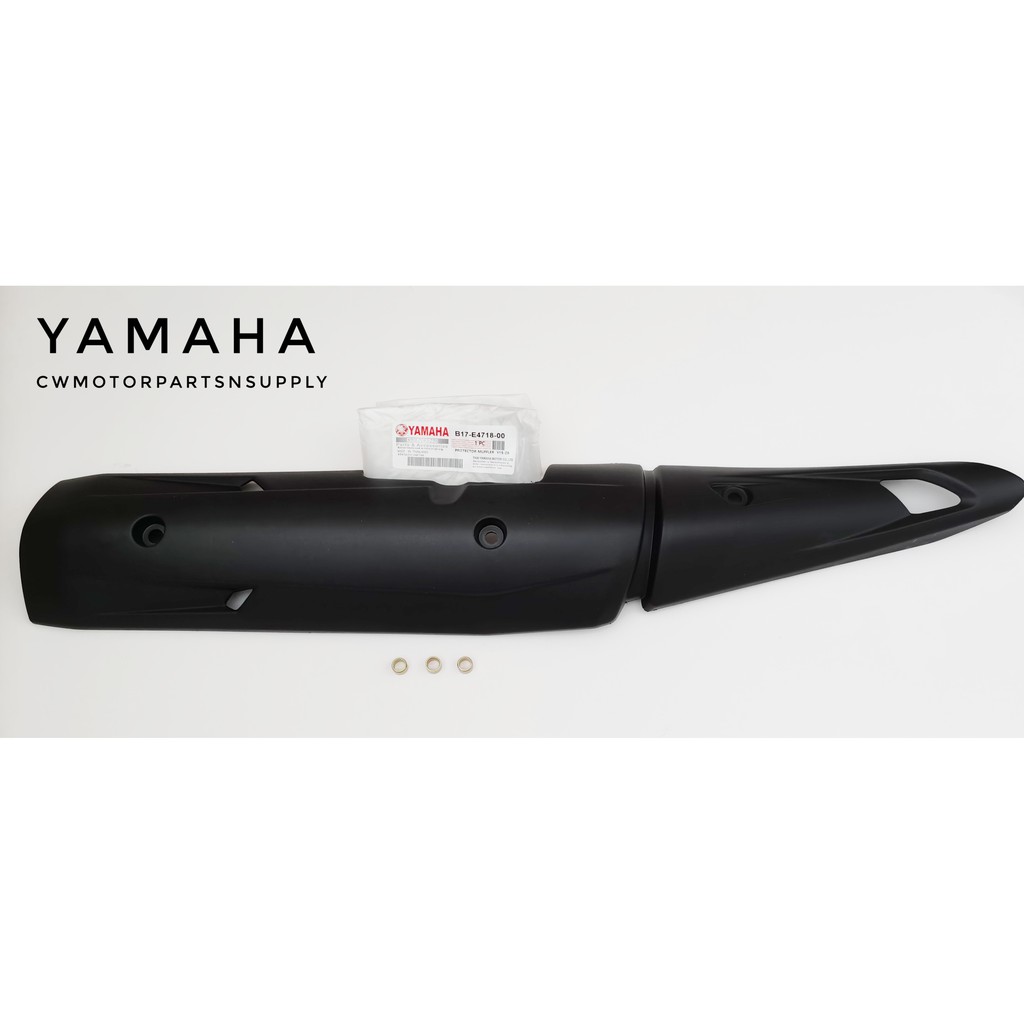 EXHAUST COVER Y15ZR COVER EXHAUST Y15ZR ORIGINAL EXITER (CLEAR STOCK