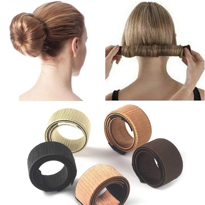 D Band Ball French Twist Magic Diy Hair Styling Bun Maker Women