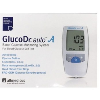 Gluco Dr Glucometer Blood Glucose Monitoring System AGM-4000 (25 Test ...