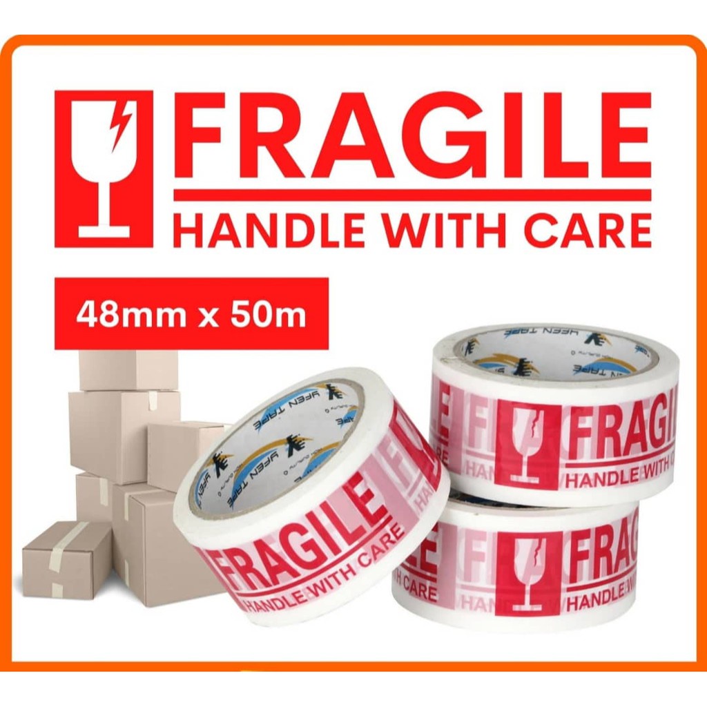 FRAGILE TAPESHIGH Quality Fragile Warning Tapes/Packaging Tapes