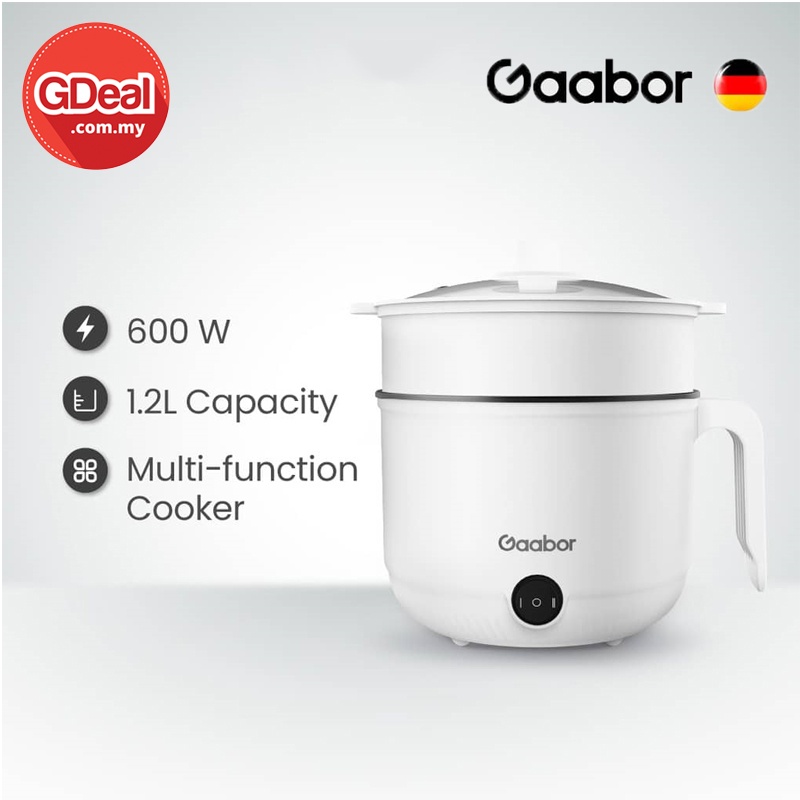 GDeal Gaabor Mini Rice Cooker Multi Cooker Multifunction Electric Skillet Nonstick Steamer GR