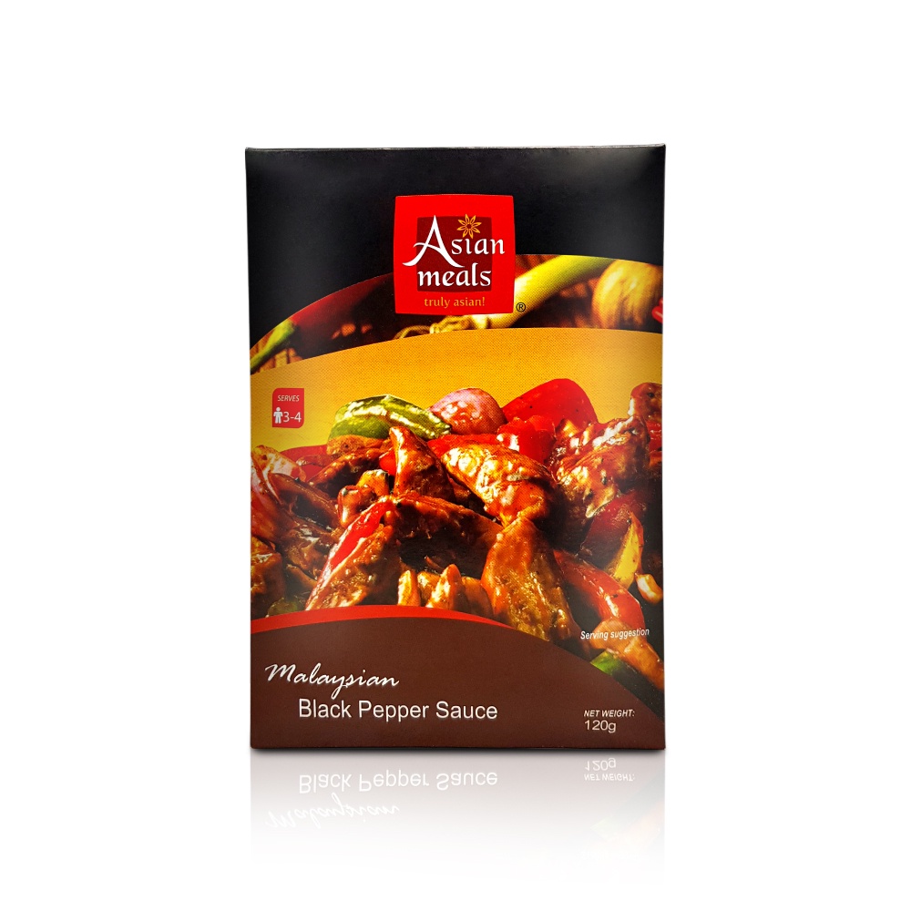 Asianmeals Black Pepper Sauce 120g, Perfect for Chicken, Beef Stir Fry, Marinade, Bbq…