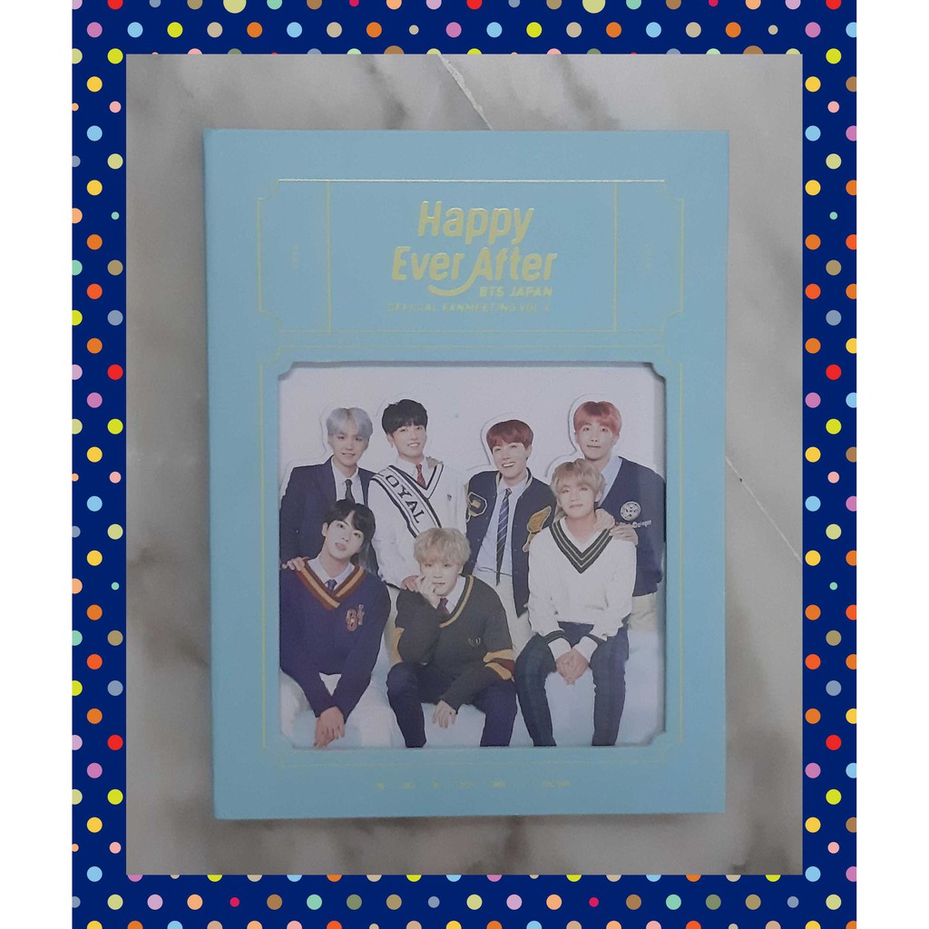 Bts Japan 4th Muster Happy Ever After Fan Meeting Vol 4 Dvd Rare Limited Shopee Malaysia