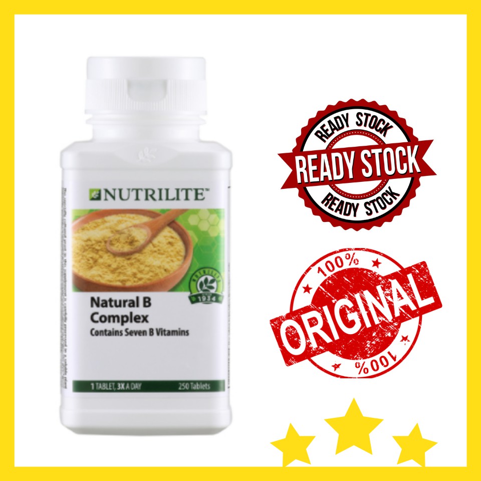 100% Original Amway Nutrilite Natural B Complex - 250 Tab | Shopee Malaysia