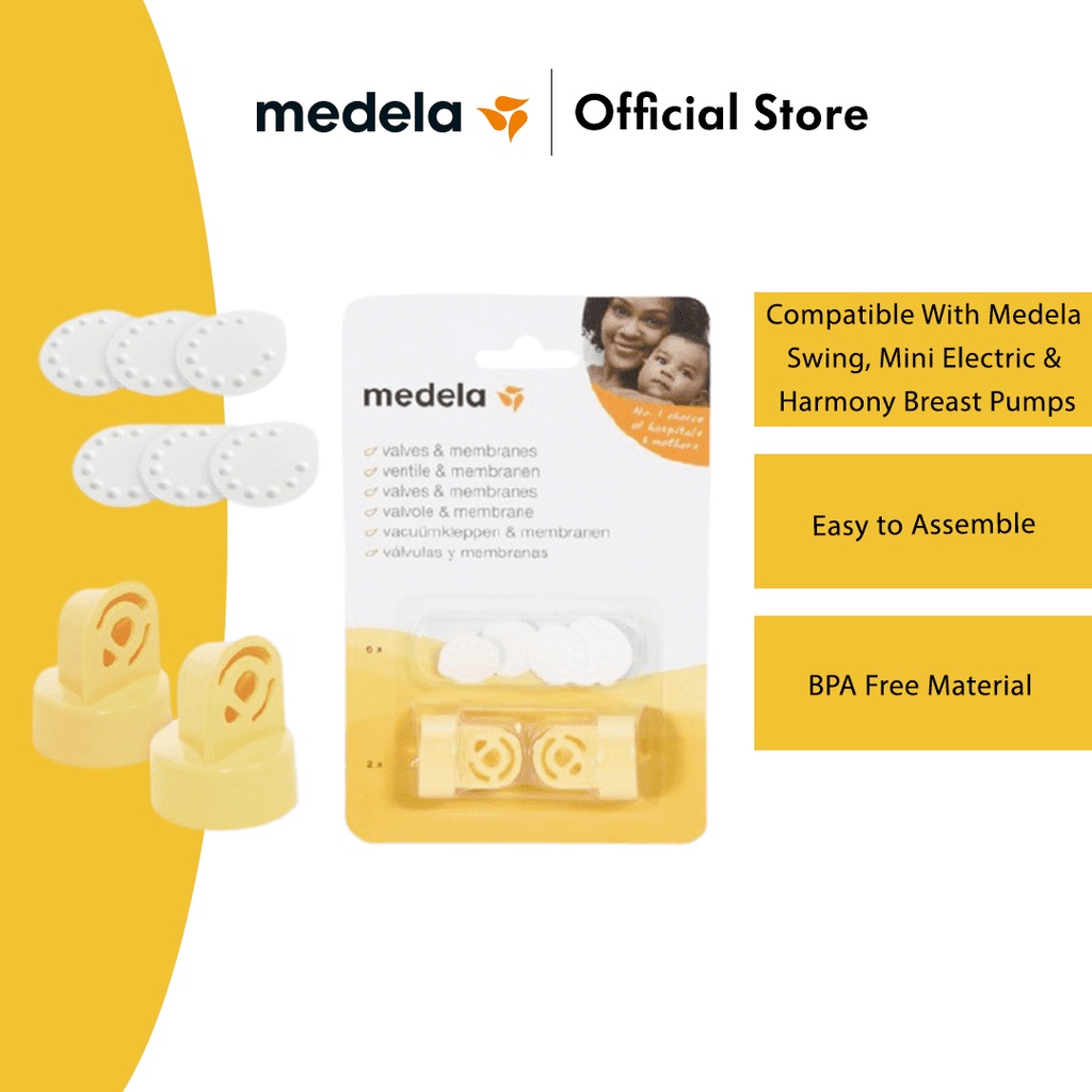 Breast Pump Parts Medela Valves and Membranes For Harmony Swing Breast Pump Shopee Malaysia