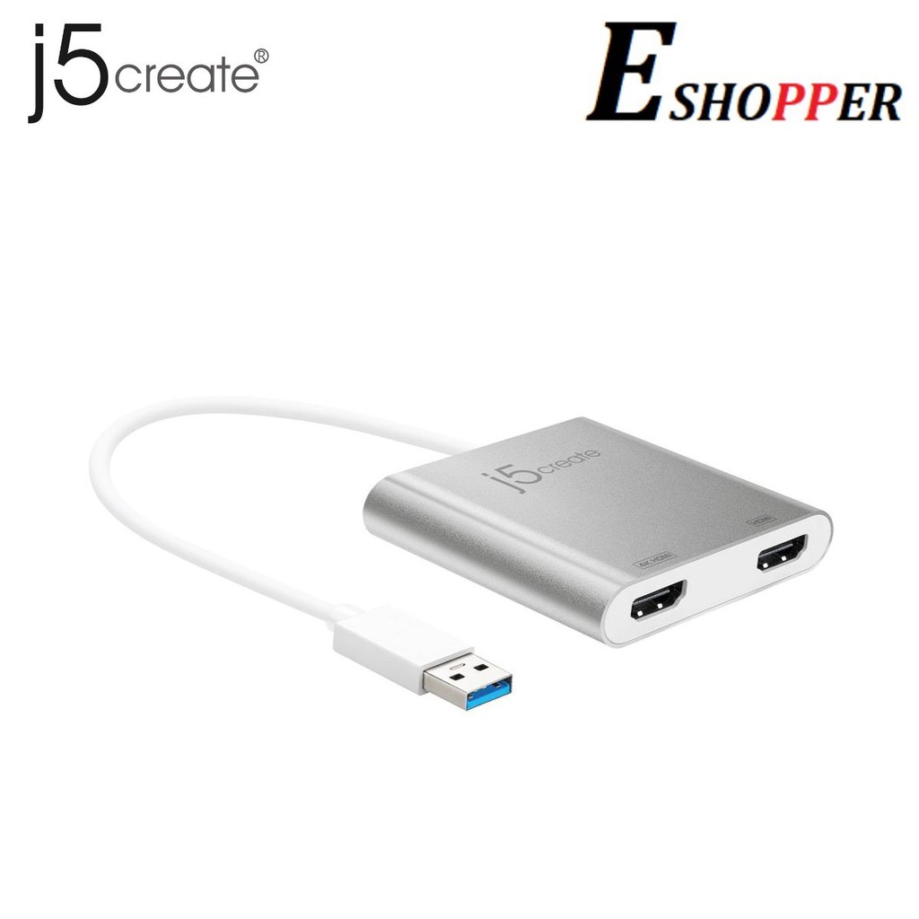J5 CREATE JUA365 USB3.0 TO DUAL HDMI MULTI-MONITOR ADAPTER