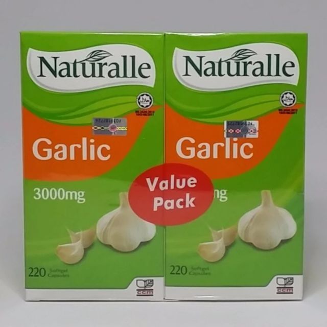 Naturalle Garlic 3000mg 220sx2 Shopee Malaysia