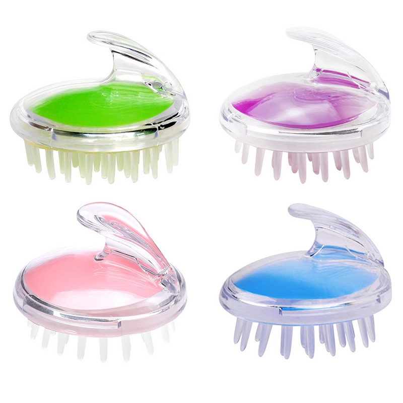 silicone shampoo brush