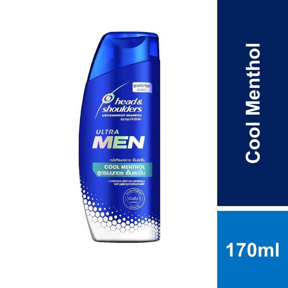 Head & Shoulders Ultra Men Cool Menthol AntiDandruff Shampoo 170ml